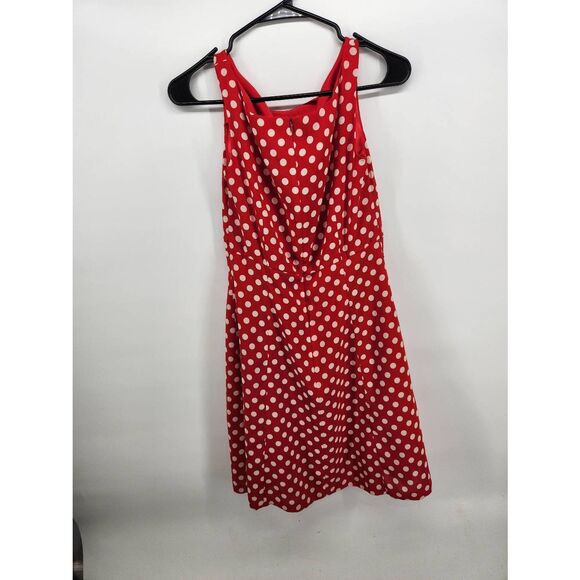 Retro 50's Polka Dot Sleeveless Dress Bow Son Jung Wan Small - Picture 5 of 6